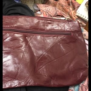 Burgundy Clutch/Crossbody